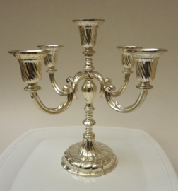 BMF silver plated five armed candlestick