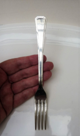 Christofle America hotel ware silver plated dessert fork