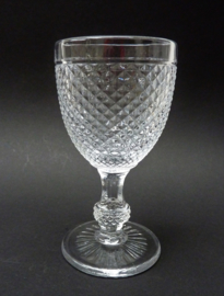 Ivima Diamond Point Clear wine goblet