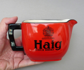 Haig Whisky red water jug