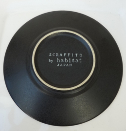 Habitat Scraffito cup with saucer