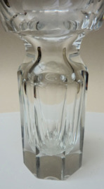 Josef Hoffmann voor Moser Art Deco geslepen kristallen vaas