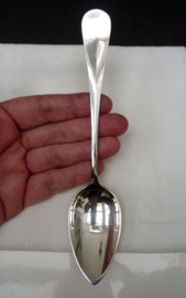 Christofle Baguette silver plated dessert spoon 