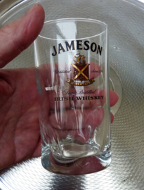 Jameson whiskey glass with water pitcher