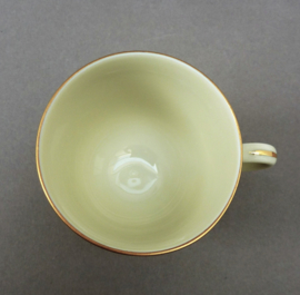 Furstenberg Mid Century bone china coffee cup and saucer with pair of birds