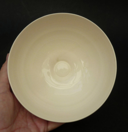 Leedsware classical creamware sauce bowl