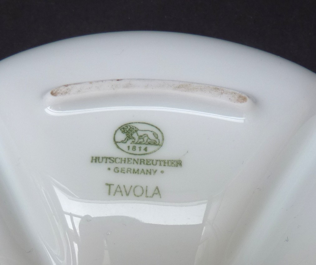 Hutschenreuter Tavola bianco porseleinen oesterbord