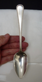 Gero GZ model 220 Parelrand verzilverde dessertlepel