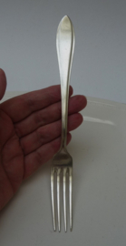 Nieuwpoort Puntfilet verzilverde dinervork