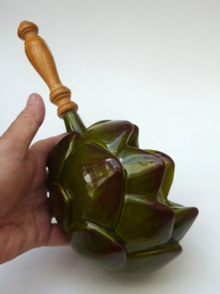 Italian majolica 1970s Artichoke sauce bowl