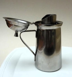 Gero Zilmeta Art Deco RVS kan met deksel