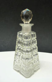 Art Deco geslepen kristallen parfumfles