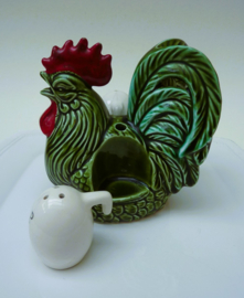 Keramische kip peper en zout stel