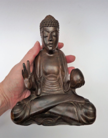 Balinees houtsnijwerk Vitarka Mudra Buddha