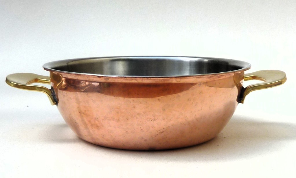 Spring Culinox koperen gratin creme brulee pan 15 cm
