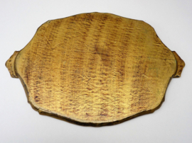 Florentijns dienblad in rood goud en groen