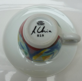 Illy Collection 1993 Sandro Chia Facce Italiane espresso cup 819
