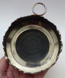 Mid Century verzilverde wijn champagne flessenbak