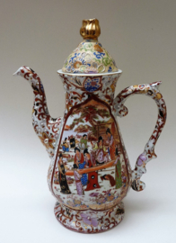 Chinese porcelain Satsuma style coffee pot