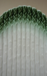 Faience asparagus dish