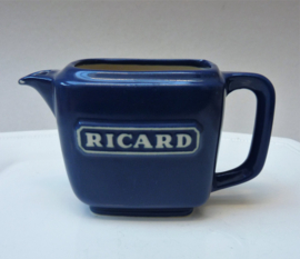 Ricard blue square water pitcher