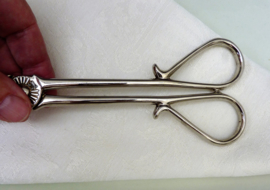 EP Zinc pastry tongs