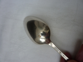 Christofle Baguette dessert spoon with  monogram CS