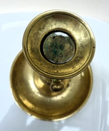 Brass ejector chamberstick 19th century