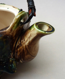 Japanse Mid Century studio pottery schelp theepot 400 ml