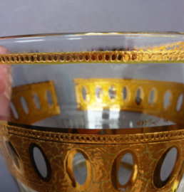 Culver Antigua 22 carat gold plated punch bowl