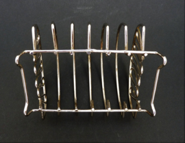 Retro silverplated toast rack