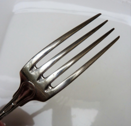 Christofle Chinon antique silver plated table fork