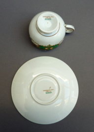 Grosvenor Denbigh green cup with saucer