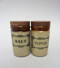 Moira stoneware salt and pepper shakers