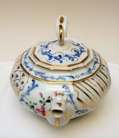 Biedermeier porseleinen theeservies 19e eeuw