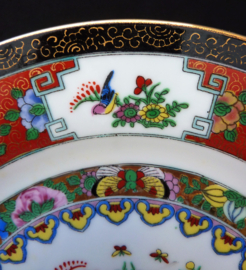 Chinees Rose Medallion bord 1970 Culturele revolutie