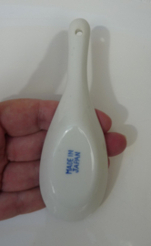 Japanese blue white porcelain Sakura blossom spoon