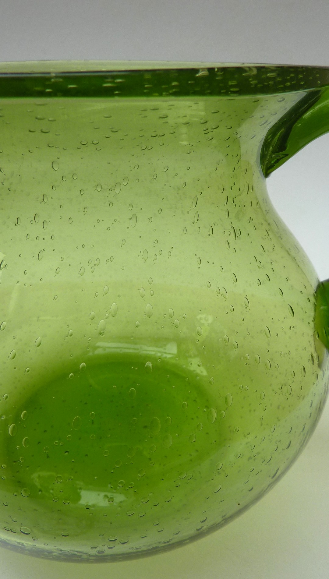 Bubbeltjesglas waterkan limoengroen