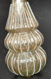 Vintage Venetian mercury glass vase