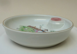 Frans porseleinen kinder warmhoudbordje Singer Limoges