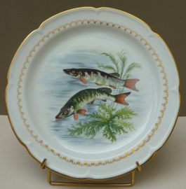 French porcelain fish service