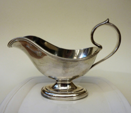 Antique silver plated sauce bowl