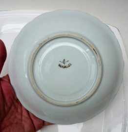 Versailles Fragonard pastelblauwe lusterware kop op pootjes