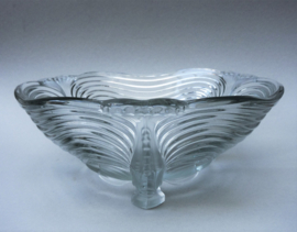 Josef Inwald Art Deco glass bowl with fish