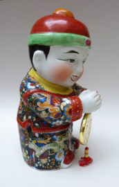 Jintong Golden Boy porcelain statue