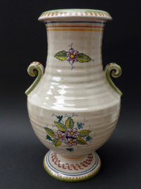 Deruta apothecary jar Mostada F