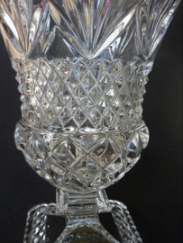 Vintage cut crystal vase