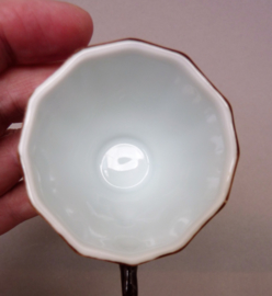 Chinese Liling porcelain 1960 espresso cup with saucer