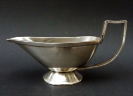 Dutch Art Deco silver plated sauce bowl