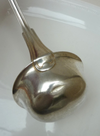 WMF Geislingen Hartfilet Augsburger Faden verzilverde soeplepel